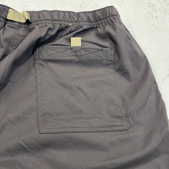 prAna NEW Mens XL x 5"‎ Stretch Zion Pull On Shorts Dark Iron Relaxed Fit Hiking - Picture 6 of 9